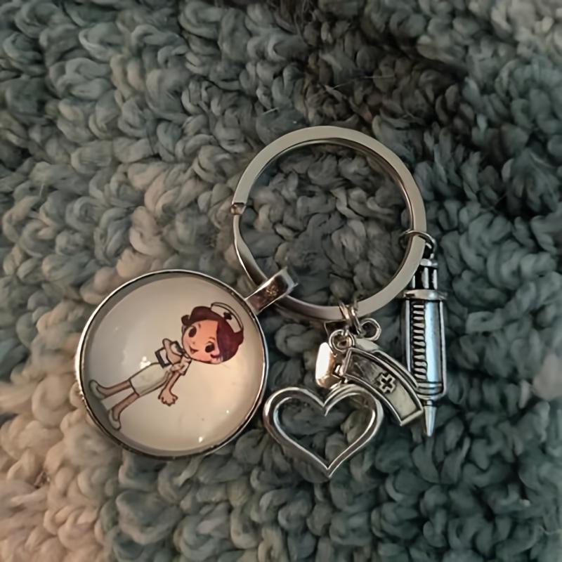 Подвеска-брелок для медсестры на медицинскую тематику - аксессуар для сумки с драгоценными камнями для медицинских работников