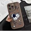 Мультяшный Чехол Астронавт Космос Для Телефона iPhone Apple 17 AIR 16 16E 11 12 13 14 15 XR Plus Pro Max Чехол Своими Руками TPU Ударопрочный Чехол