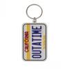 License Plate Rubber Keyring