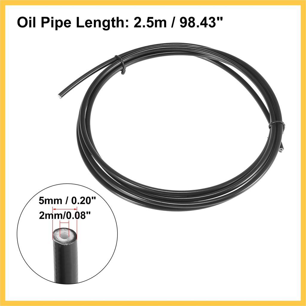 BULLSPANN Bicycle Brake Hose and Brass Connection Insert Kit BH90 Motorcycle Hydraulic Disc Brake Hose for Shimano Bicycle 1 Set