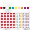 100Sheets 1-100 Consecutive Number Stickers 10mm Nail Polish Color Sorting Stickers Lipstick Color