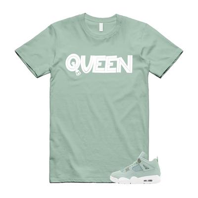 4 Seafoam Green White Sail Mens Kids T Shirt Match QUEEN