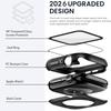 Чехол 3 в 1 для Apple Watch Защитное стекло для экрана 360° Полная защита Закаленное стекло Лицевая крышка + Задний бампер из ПК Серия 11/10/9/8/7/SE