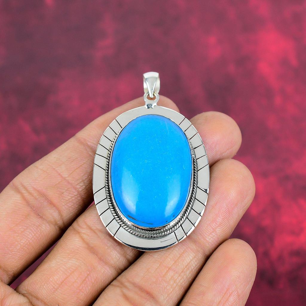 Подвеска «Спящая красавица» из бирюзы, ювелирные изделия из цельного серебра 925 пробы с драгоценными камнями, подвеска ручной работы, на День благодарения