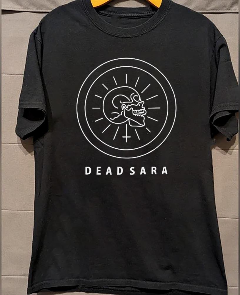Редкая Классическая Черная Футболка с Логотипом Группы Dead Sara Все Размеры Подарок Фанатам AL961 Унисекс Футболка