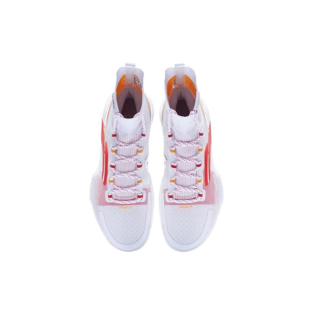 Li Ning Flash 9 Ultra Fabric Synthetic Leather Shock Absorption Anti-Slip Wear-Resistant High-Top Basketball Shoes Men Basketball Shoes ABAT013-5