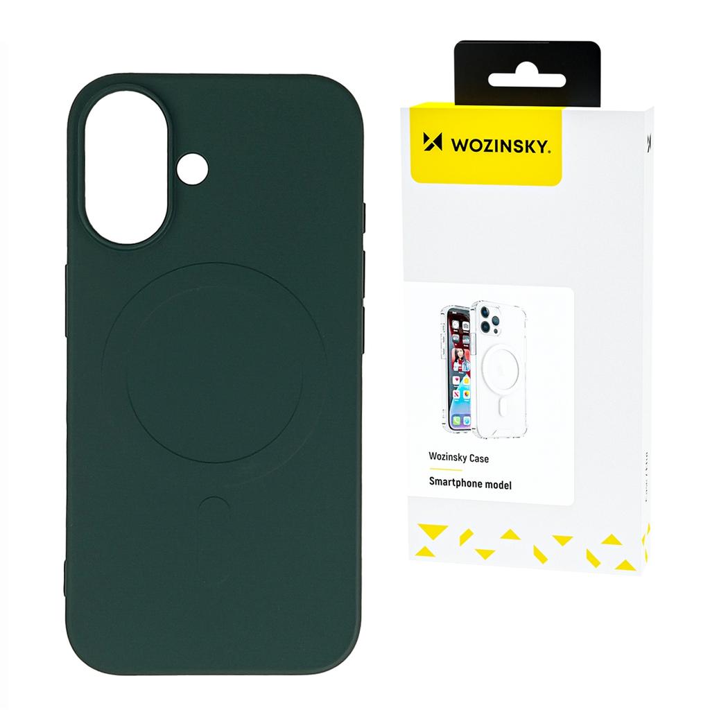 Etui case na Samsung Galaxy S25+ Liquid Silicone Case MagSafe - zielone