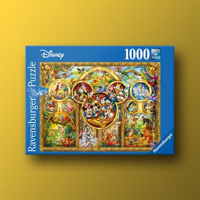 Пазл Disney Family Ravensburger из 1000 деталей, популярная корейская настольная игра