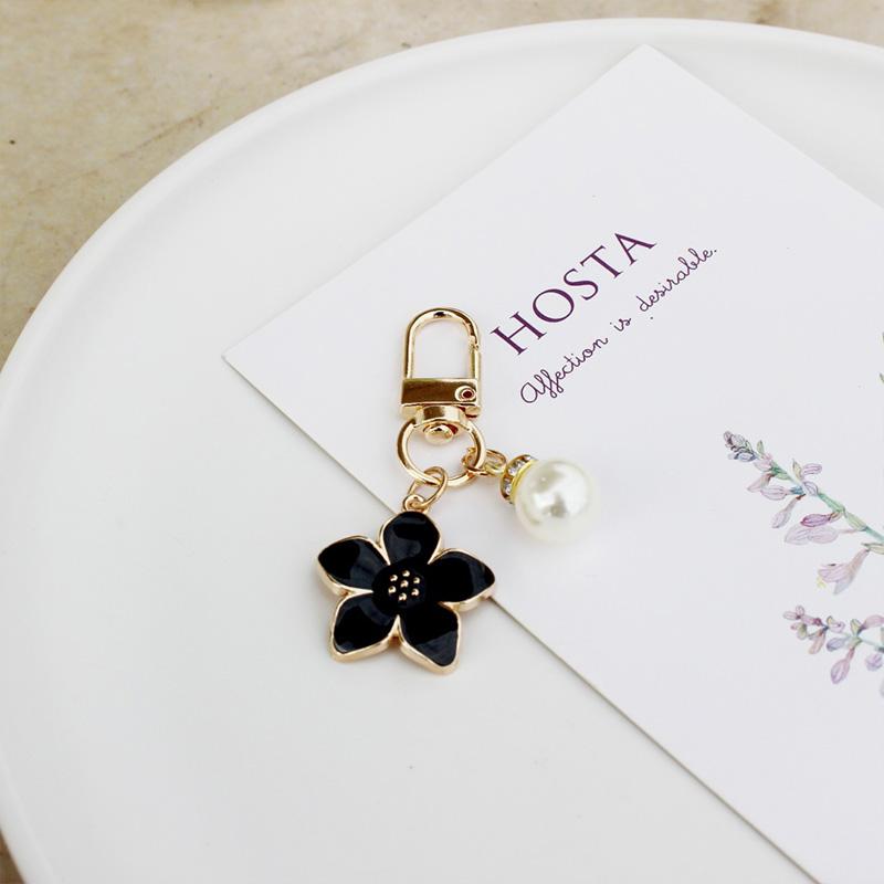 1 шт. с подвеской брелок для ключей автомобиля аксессуары милый цветок сакуры для сумки жемчужная подвеска брелок