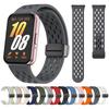 Спортивный силиконовый ремешок с магнитной пряжкой D для Samsung Galaxy Fit 3 Fit3 SM-R390, сменный ремешок, аксессуары для браслета