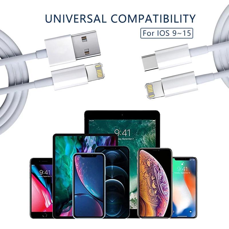 USB C Cable iPhone 11 12 13 14 Pro X XR 20W iPhone Fast Charge Cable 8 7 iPad PD Charger USB C Cable IOS Data Cable