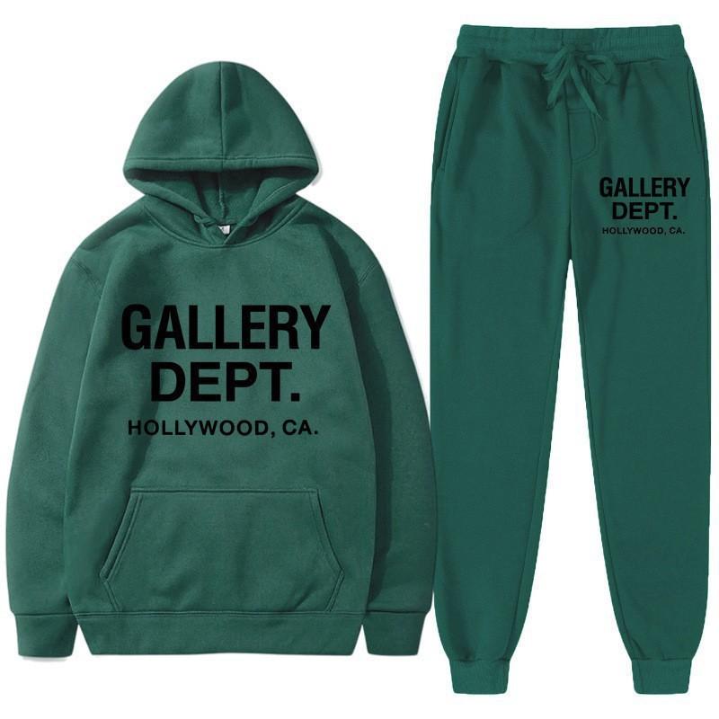 Womens Casual Hooded Sweatshirt Tracksuit Set Winter Fashion Letter Print Outfit