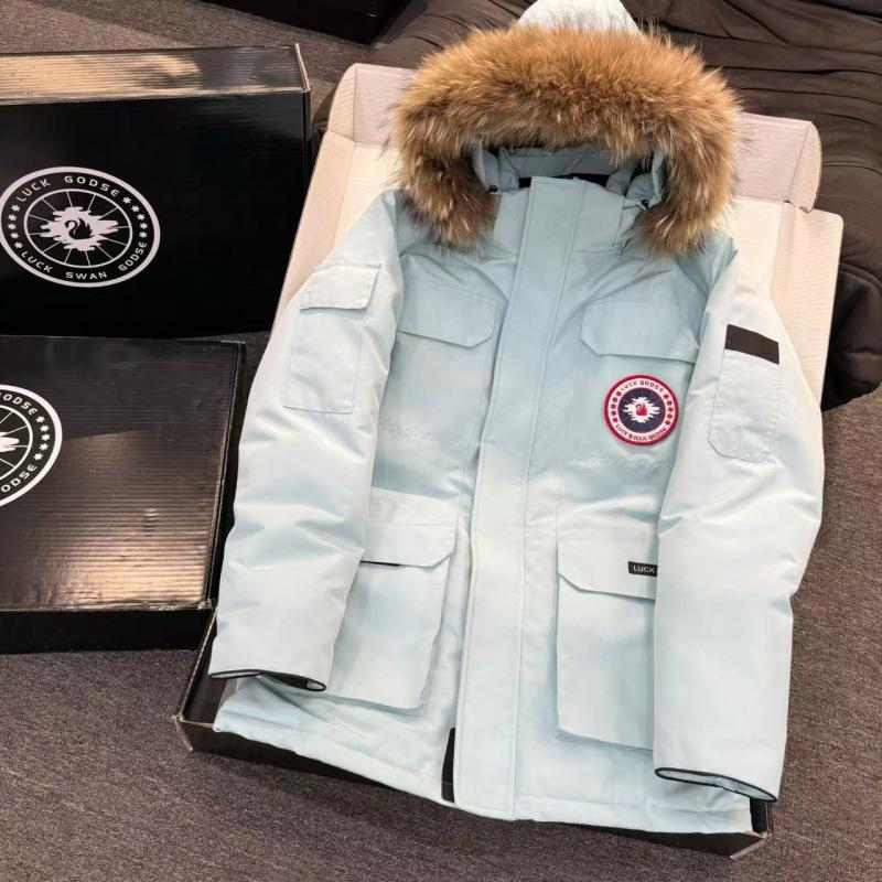 Унисекс Парка с гусиным пухом для экстремального холода - Зимнее Утолщенное Пальто Большого Размера