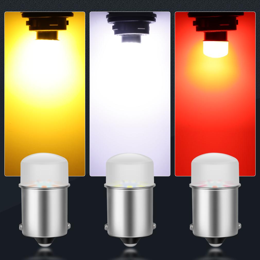 1Pc P21W P21 5W LED Bulb 1156 1157 BA15S BAY15D Led Car Signal Lamp R5W R10W DRL Daytime Running Light 12V Auto White Yellow Red