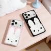 Кристальный квадратный чехол с кроликом Миффи для iPhone 15/17/16 Pro Max, противоударный