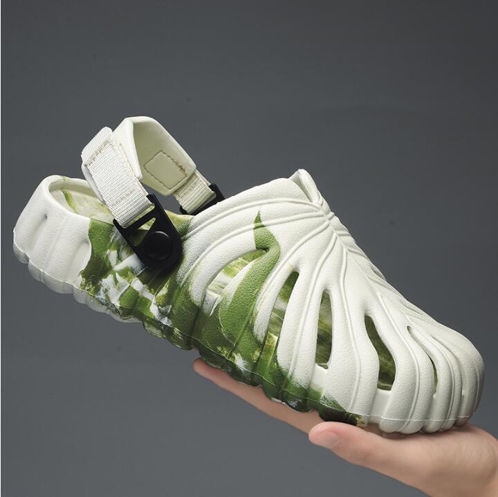 Тапочки Monstera для мужчин Тапочки с пальмовыми листьями Нескользящие пляжные тапочки для ванной Шлепанцы с тропическими листьями Летние тапочки-подушки