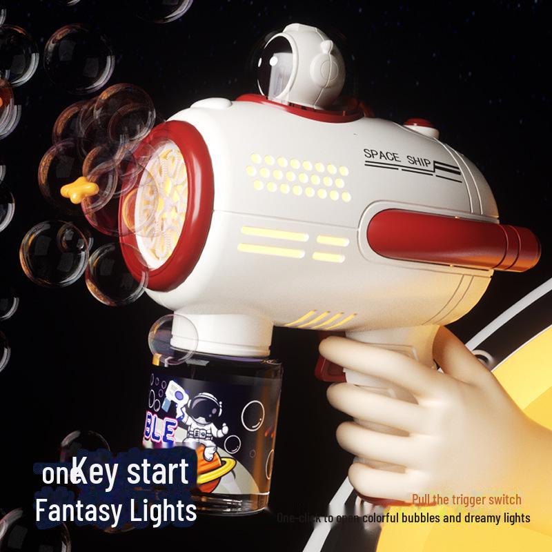 "Leak-Proof Automatic Bubble Machine Toy for Children - Douyin Style"