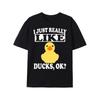 Европейские размеры Подарок для любителя уток Футболка