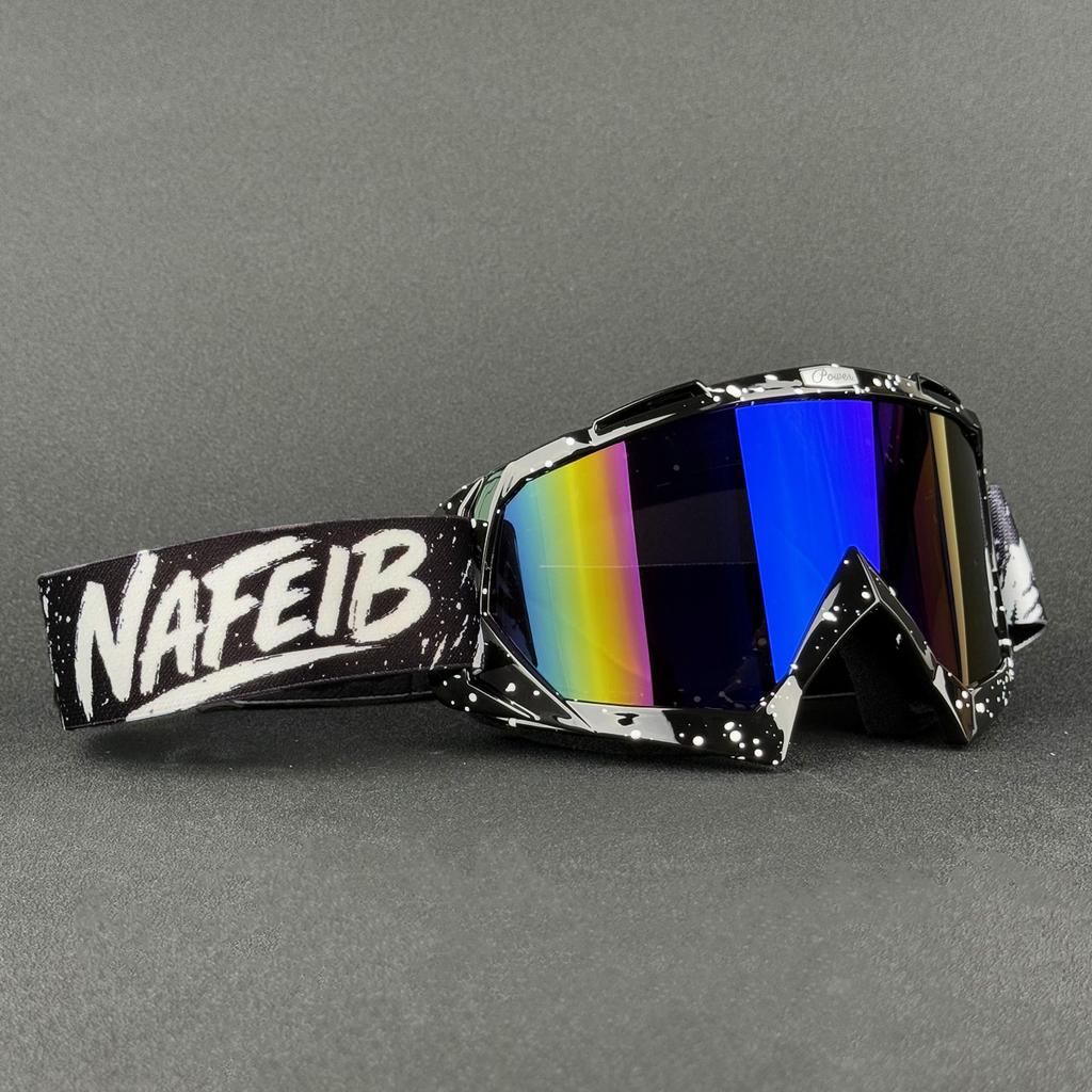 NAFEIB Motorcycle Goggles Motocross Glasses Off-road Sunglasses For Man MTB ATV Mask Windproof Protection Cycling Racing Goggles