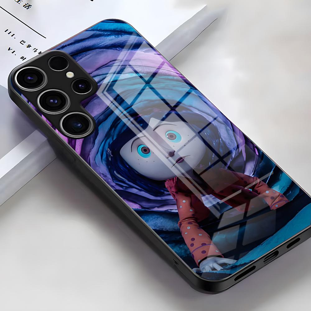 Anime Hot C-Coraline Phone Case For Samsung S26 S25 Edge Ultra S23 S22 S21 S20 Ultra Plus S24 Fe A54 A53 A25 Glass Cover