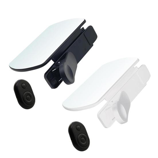 Клипса-отражатель для телефона с большим зеркалом и дистанционно регулируемым углом, линза с эффектом зеркала для потрясающих снимков воды и неба, аксессуар-зеркало для задней камеры