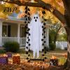 Light Up Ghost for Yard Halloween Hanging Swing with Remote Control, 1.2/1.5/1.8M Light-Up Spooky Ghost, Maple Horror Atmosphere Holiday Props