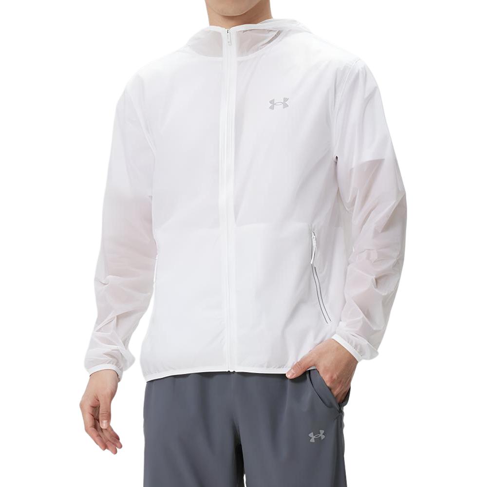 Under Armour Дышащая тканая куртка на молнии с длинным рукавом мужская куртки 6009509-100