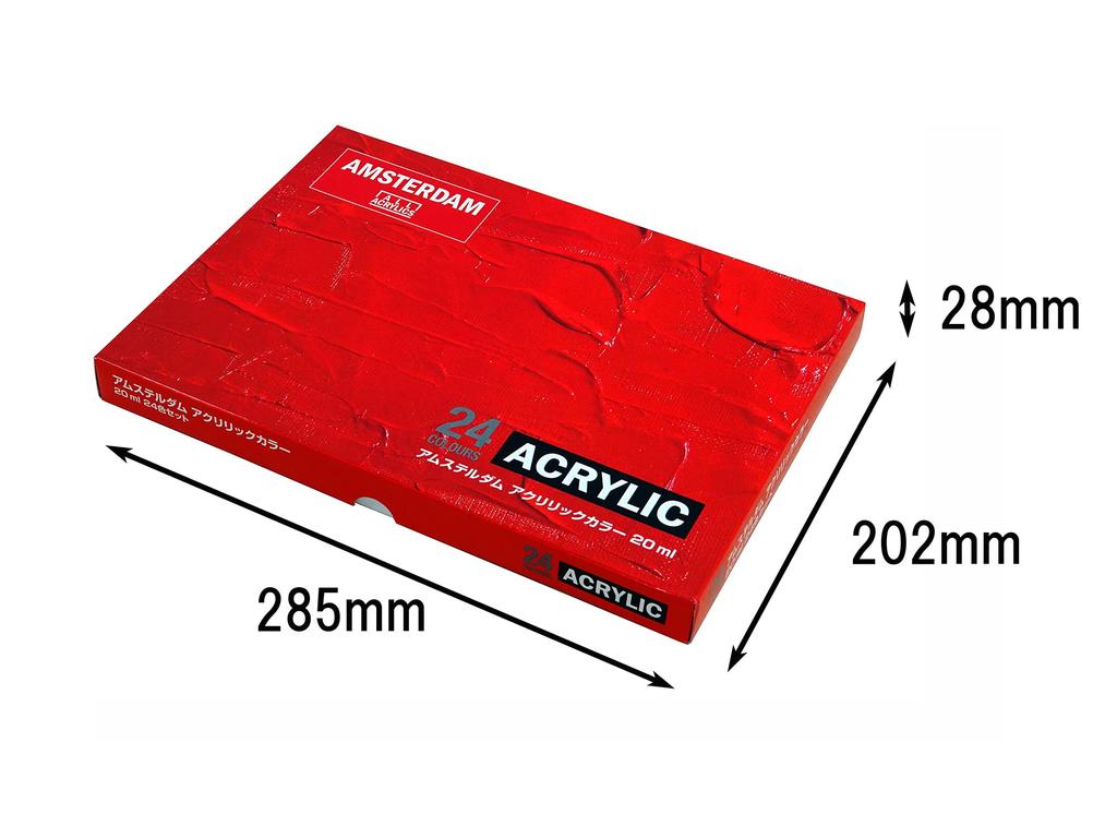 Talence Acrylic Paint Amsterdam Acrylic Color 24 Color Set 20ml AAC-24 (No. 6)