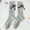 Female Summer Fashion New Bow Ballet Wind In The Tube Pile Socks