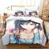 Masamune kun no Revenge Комплект постельного белья Single Twin Full Queen King Size Комплект постельного белья Adult Kid Bedroom Duvetcover Sets Anime Bed