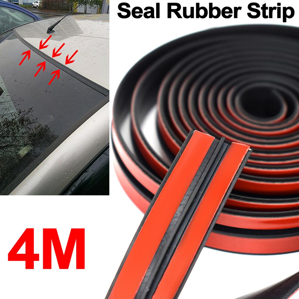 4 м DIY резиновая уплотнительная кромка окна, уплотнительная лента для лобового стекла, уплотнительная лента, отделка автомобильного герметика, защитная уплотнительная лента для кромки, наклейка