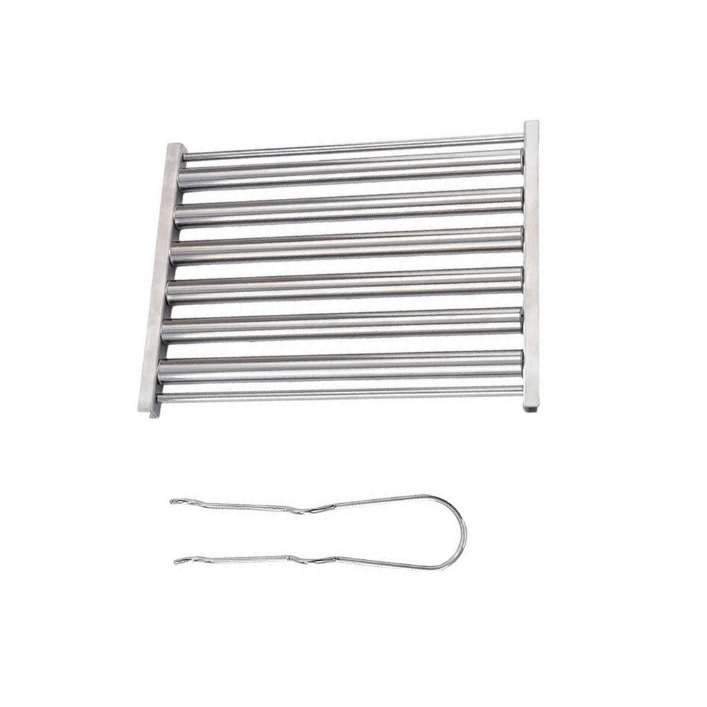 Ролик для хот-догов Ролик для сосисок Стойка из нержавеющей стали Стойка для хот-догов для барбекю Стойка для гриля для сосисок для любителей барбекю