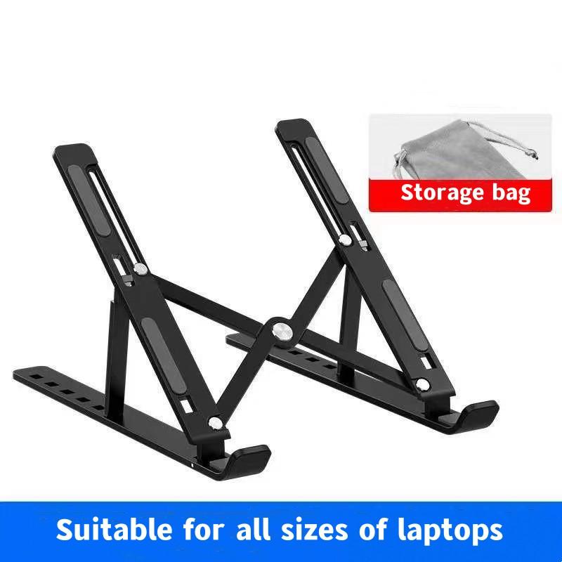 Xiaomi Premium Aluminum Laptop Stand Adjustable Ergonomic Holder for 10-17 Laptops Foldable Design for Office Travel Gaming with Pads