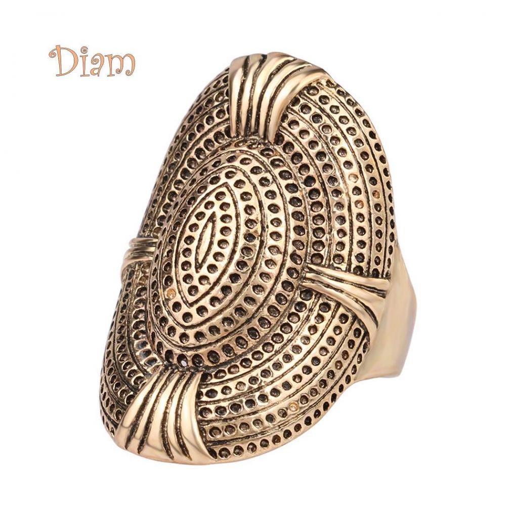 Miss Sugar Creative Exaggerate Mesh Holes Design Alloy Finger Ring Men Women Jewelry Gift