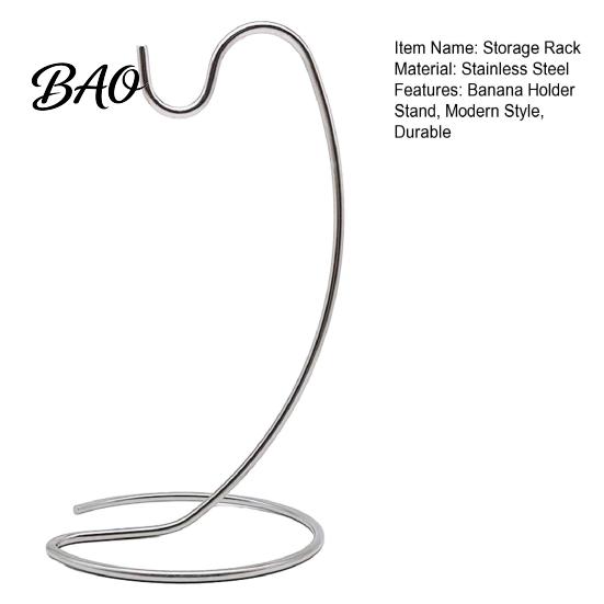 Fruit Basket with Hooks Banana Hanger, Stainless Steel Hook Stand, Keep Fresh Hanger Bananas Free Longer, Space-Saving Rack for Kitchen Countertop