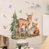Ms7644 Animal Bird Dayan Squirrel Bear Butterfly Wall Sticker Bedroom Living Room Wall Sticker Large Quantity Can Be Negotiated