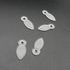 Large White Semi-Transparent Melon Seed Frame Clamps, Backboard Holders - 5000 pcs