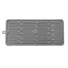 Silicone Dish Drying Mat Drainboard Waterproof Reusable Fast Drying Pad for Kitchen Sink Countertop