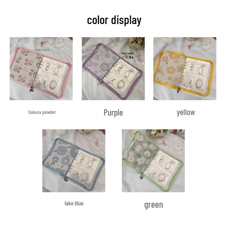 Прозрачный антиокислительный органайзер для украшений: сережек, ожерелий и аксессуаров