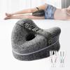 Leg Knee Pillow Memory Foam Leg Pillow with Elastic Strap Ergonomic Knee Cushion with Washable Cover for Side Sleepers Soothing Pain Relief
