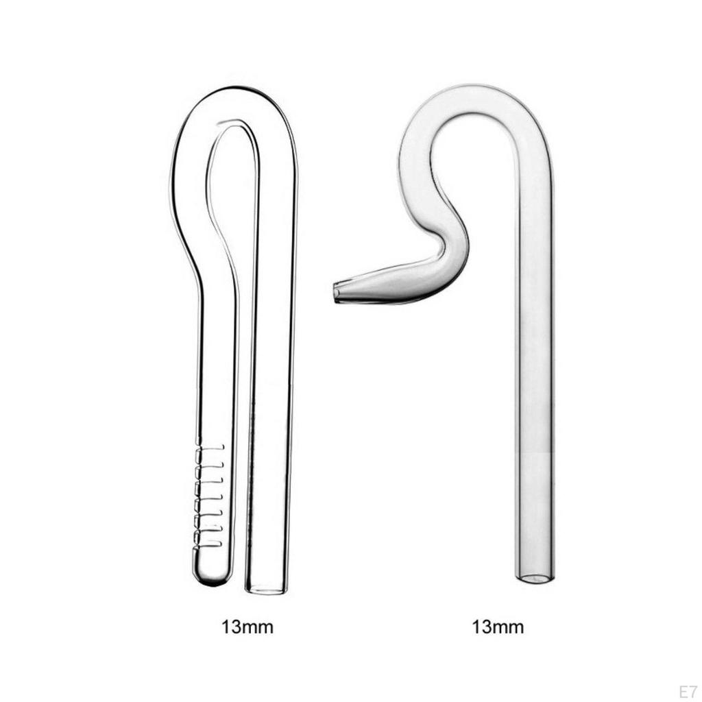 Стеклянная трубка Lily Pipe Улучшает циркуляцию воды Аквариум Вход Выход Кристально чистый