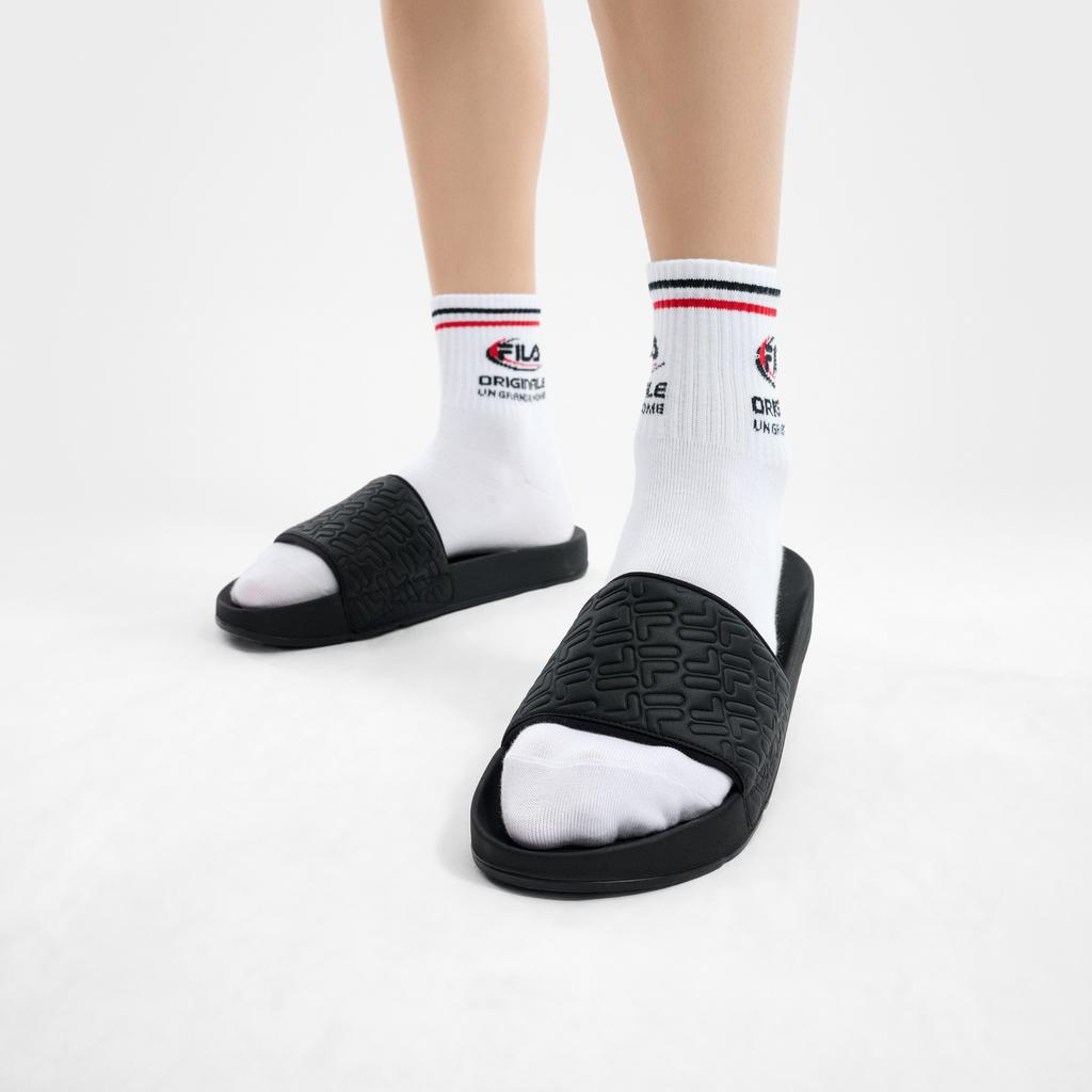 Fila Drifter Ретро Мода Универсальные Удобные Повседневные Сандалии Слипоны Мужская Обувь Черные F12M422504FBK