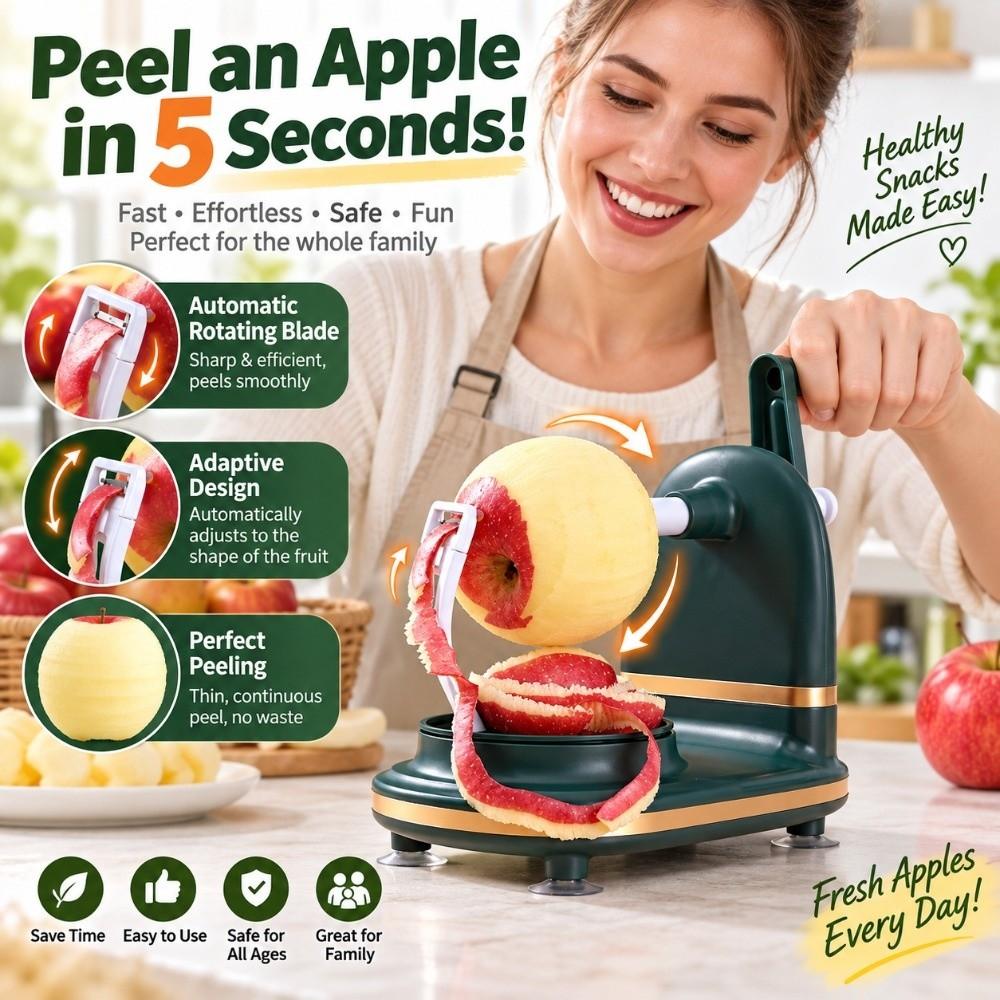 Automatic Rotating Hand Crank Apple Peeler Peeling Tool for Apple Potato Baking Essentials