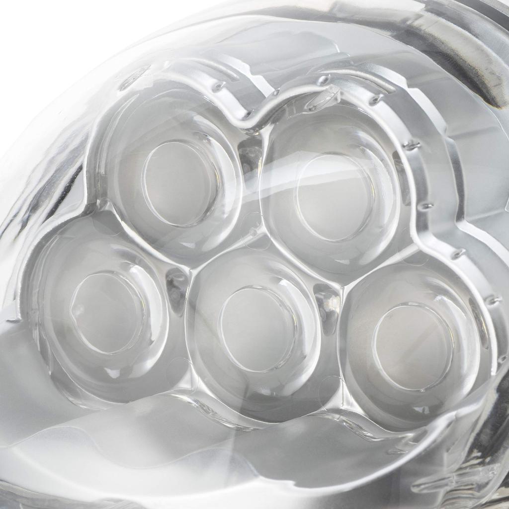 Panasonic Hub Dynamo Headlight for CP W58 X D59 X SKL092 5-LED Bicycles, White, H74mm,