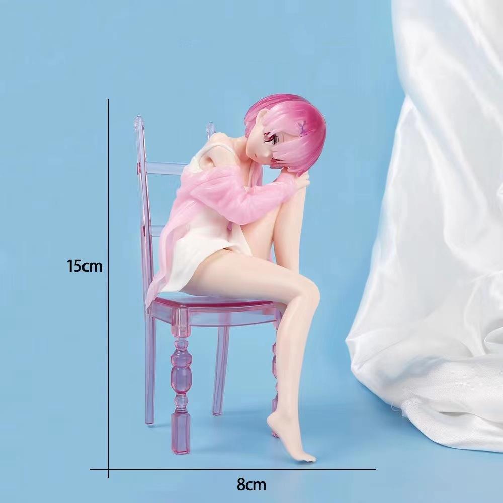 Аниме игра Re Zero Сексуальная пижама Rem Косплей Костюм Модель игрушки