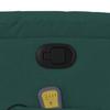 Massage Recliner with Rising Assistance Dark Green Fabric