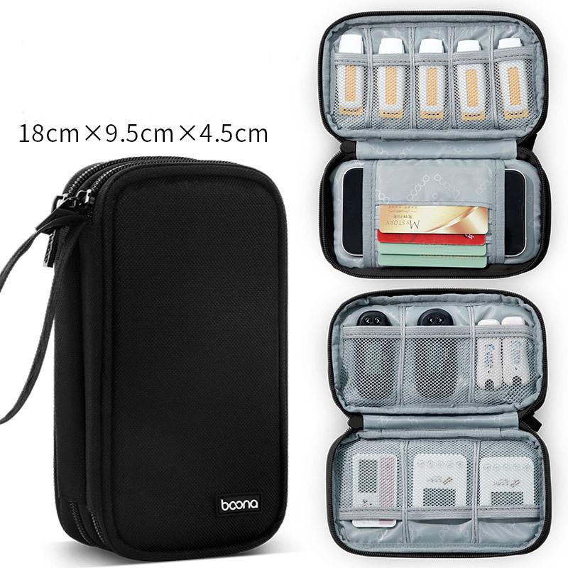 Электронная сумка для хранения U-диска, флэш-накопитель, сумка, многофункциональный дорожный чехол, USB-кабель для передачи данных, органайзер, сумки, аксессуары