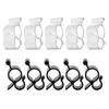 10Pcs Awning Hooks Clips Camping Traveling Tent Hooks Hangers for Caravan