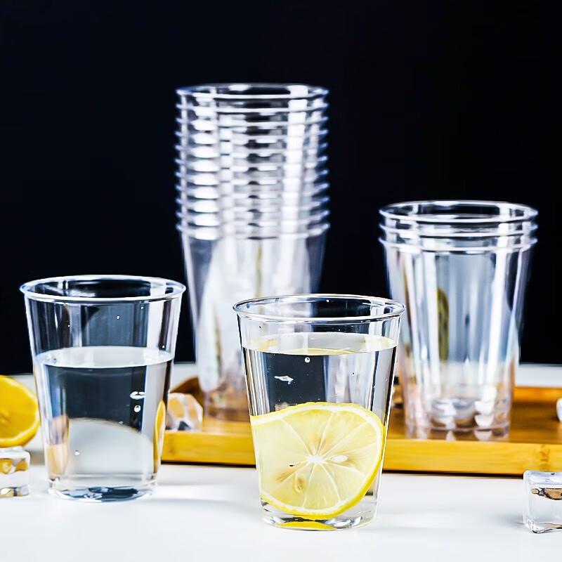 Thickened Disposable Plastic Cups, 300ml (100-Pack)