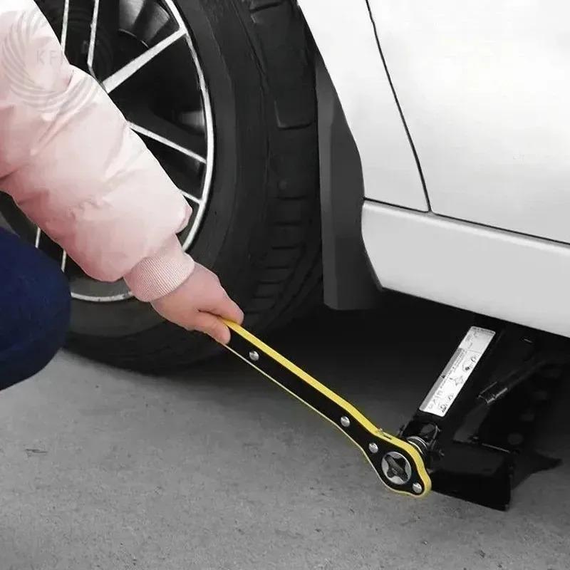 Автомобильные Маленькие Универсальные Аксессуары с Рукояткой-кривошипом, Инструменты для Автомобиля, Рукоятка Домкрата, Рычаг, Трудосберегающий Ключ, 1 шт.